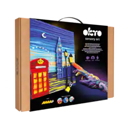 OKTO - 3D Painting Kit London City, 11.8" x 15.7"