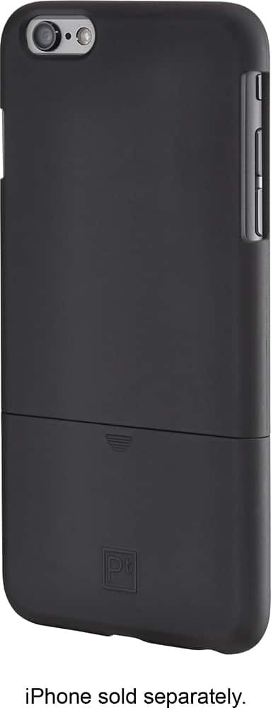 Front. Platinum™ - Protective Case and Holster for Apple® iPhone® 6 Plus - Black.