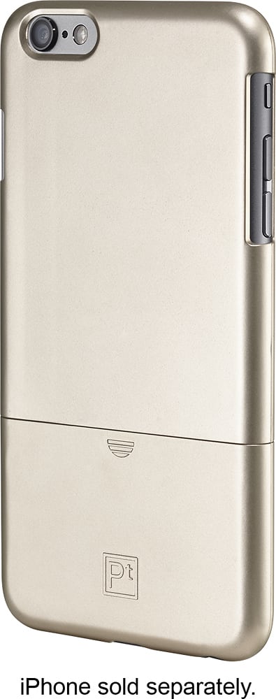 Front. Platinum™ - Protective Case and Holster for Apple® iPhone® 6 Plus - Gold.