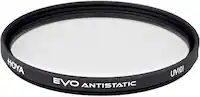 Angle. Hoya - 67mm EVO Antistatic UV Filter - Black.