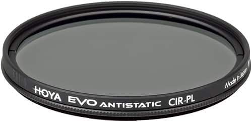 Hoya - EVO 52mm Antistatic Circular Polarizing Lens Filter - Black - Angle