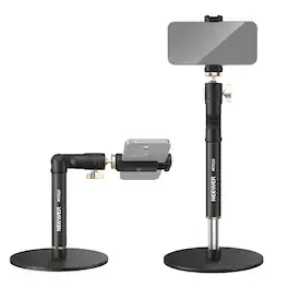 Neewer - Adjustable Desk Phone Stand with 360° Ball Head - Black