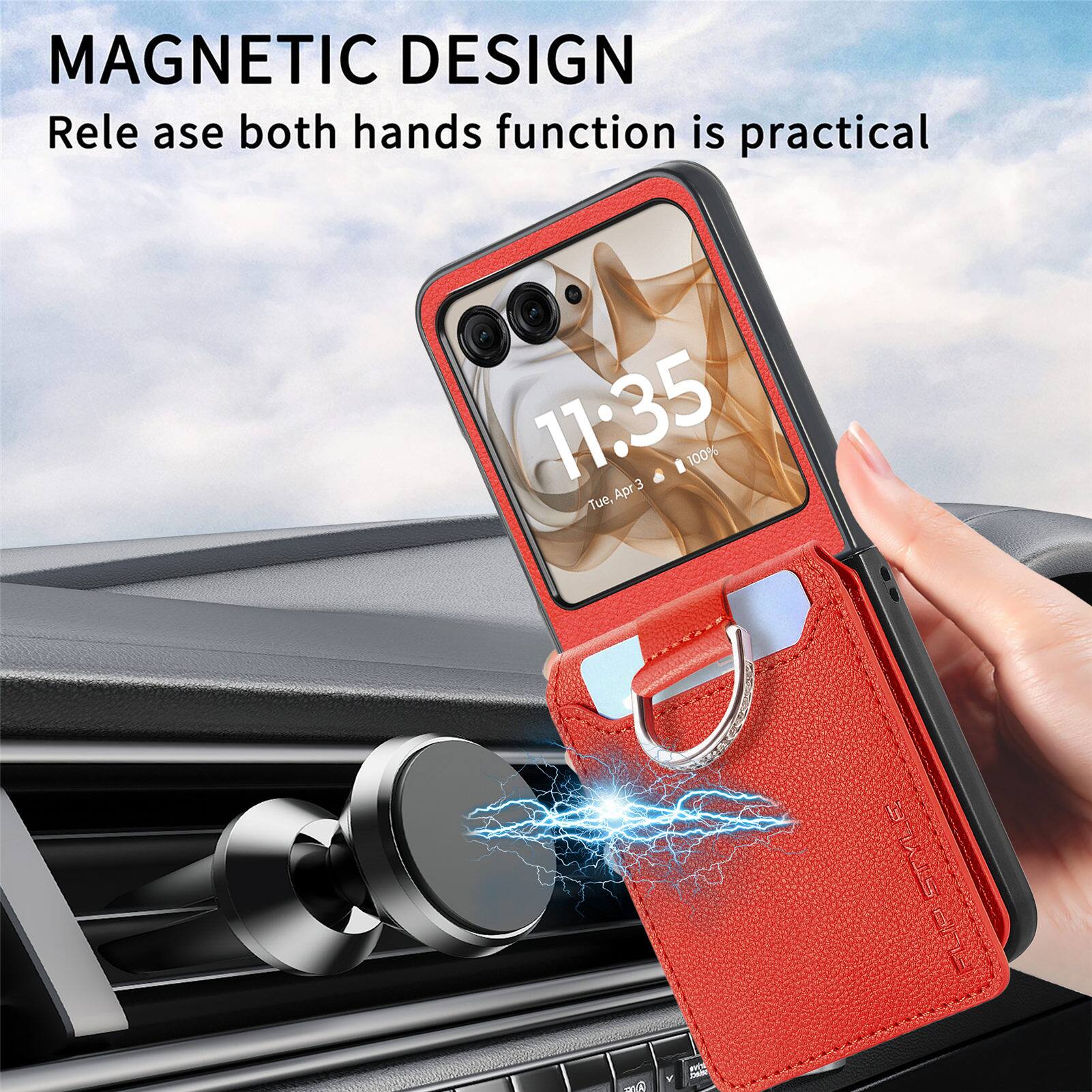 MAGNETIC DESIGN  
Release both hands function is practical  

11:35  
100%  
Tue, Apr 3  

RUPSTYLE
