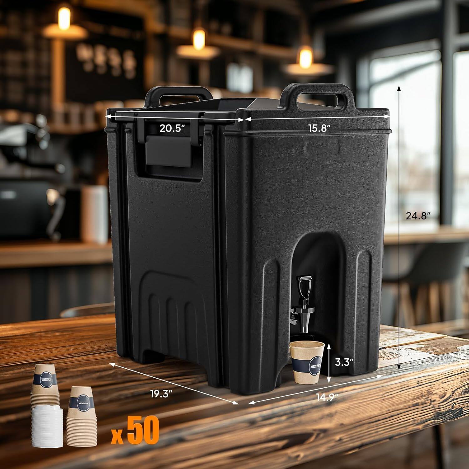 20.5" x 15.8" x 24.8"  
3.3" x 19.3" x 14.9"  
x 50