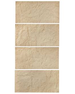 VEVOR - 3D Wall Panels, 4 Pack 48 x 24 in PU Natural Stone Imitation Wall Art Tiles - Ocher