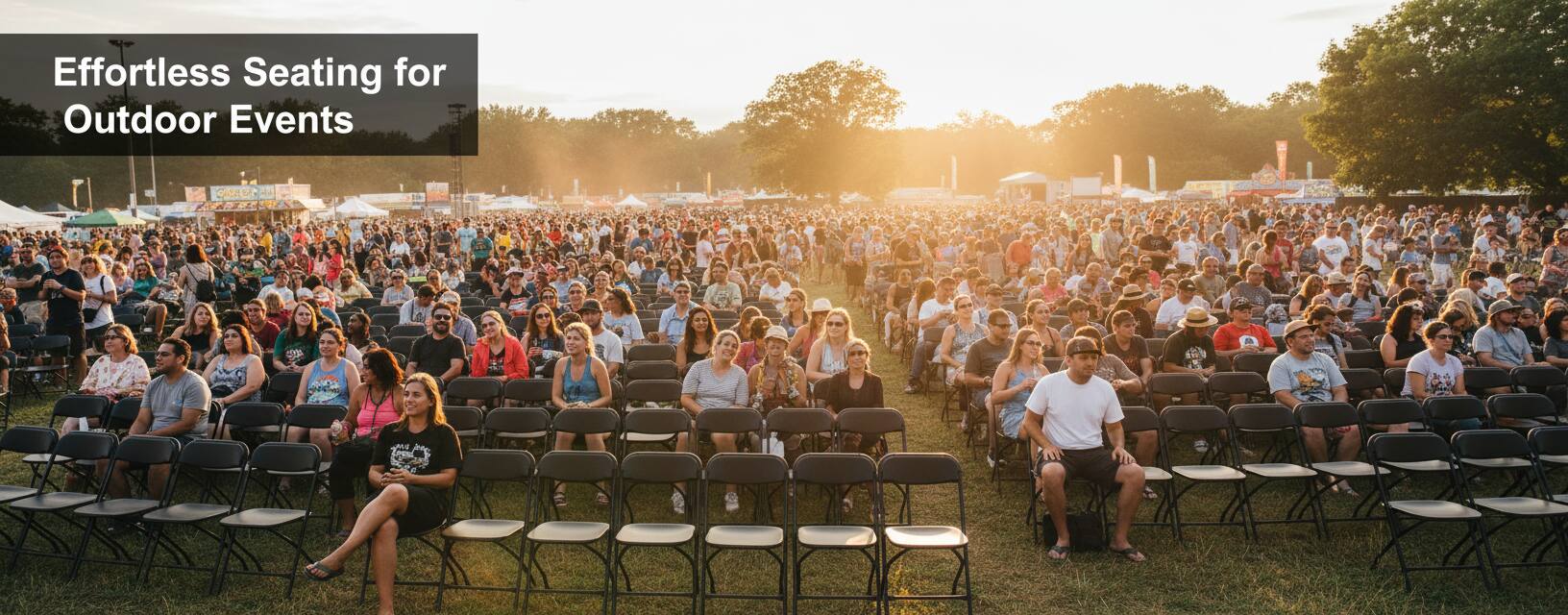 Effortless Seating for Outdoor Events