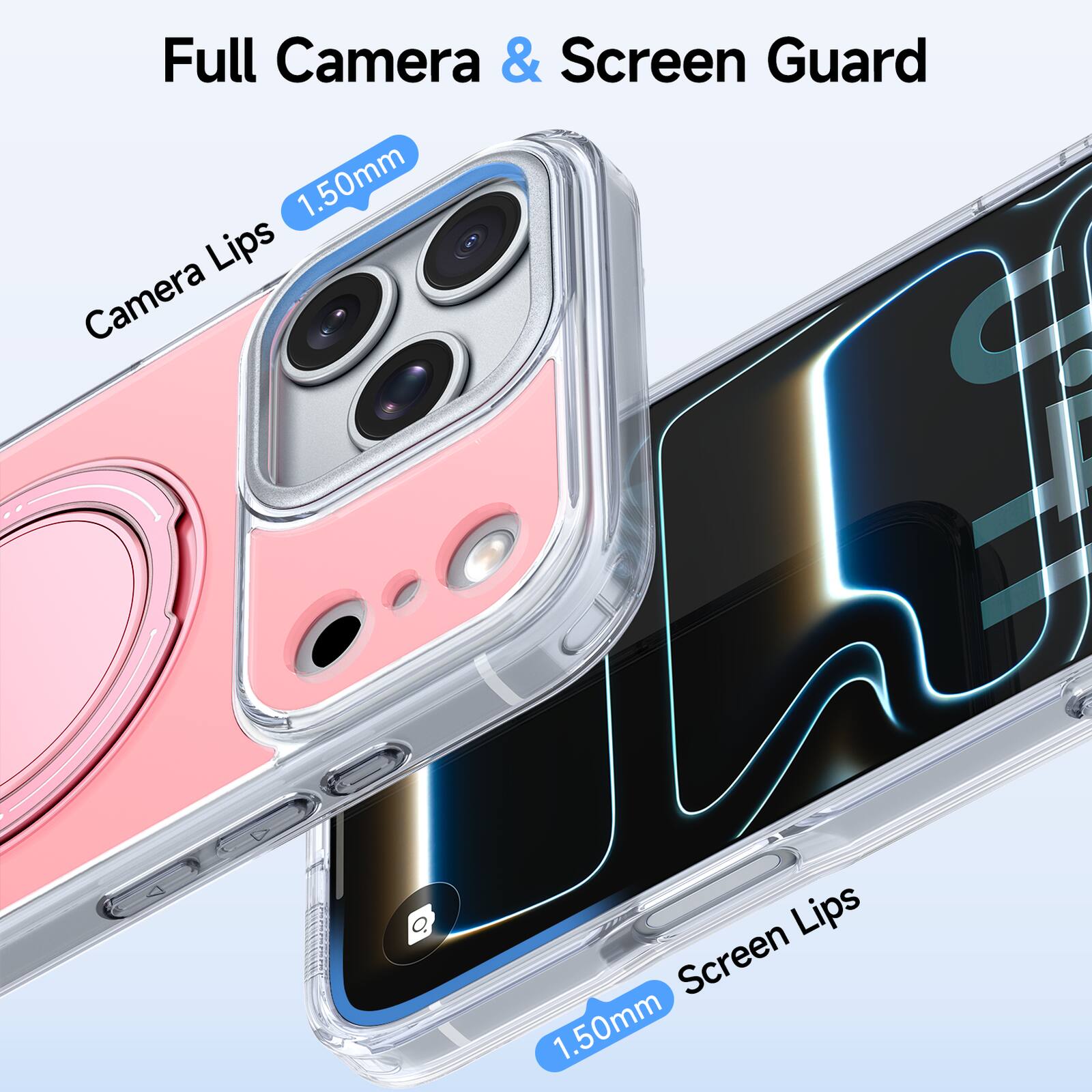 Full Camera & Screen Guard  
1.50mm Camera Lips  
1.50mm Screen Lips