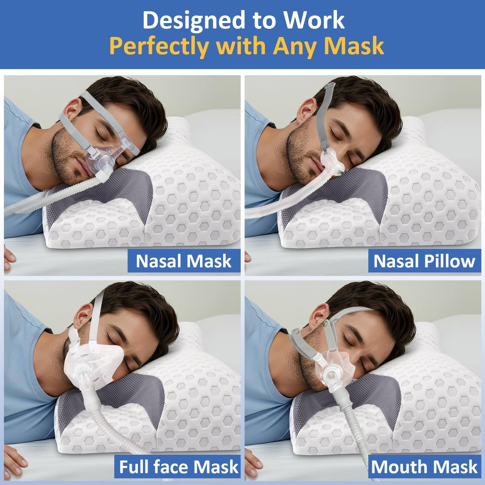 Designed to Work Perfectly with Any Mask

- Nasal Mask
- Nasal Pillow
- Full face Mask
- Mouth Mask