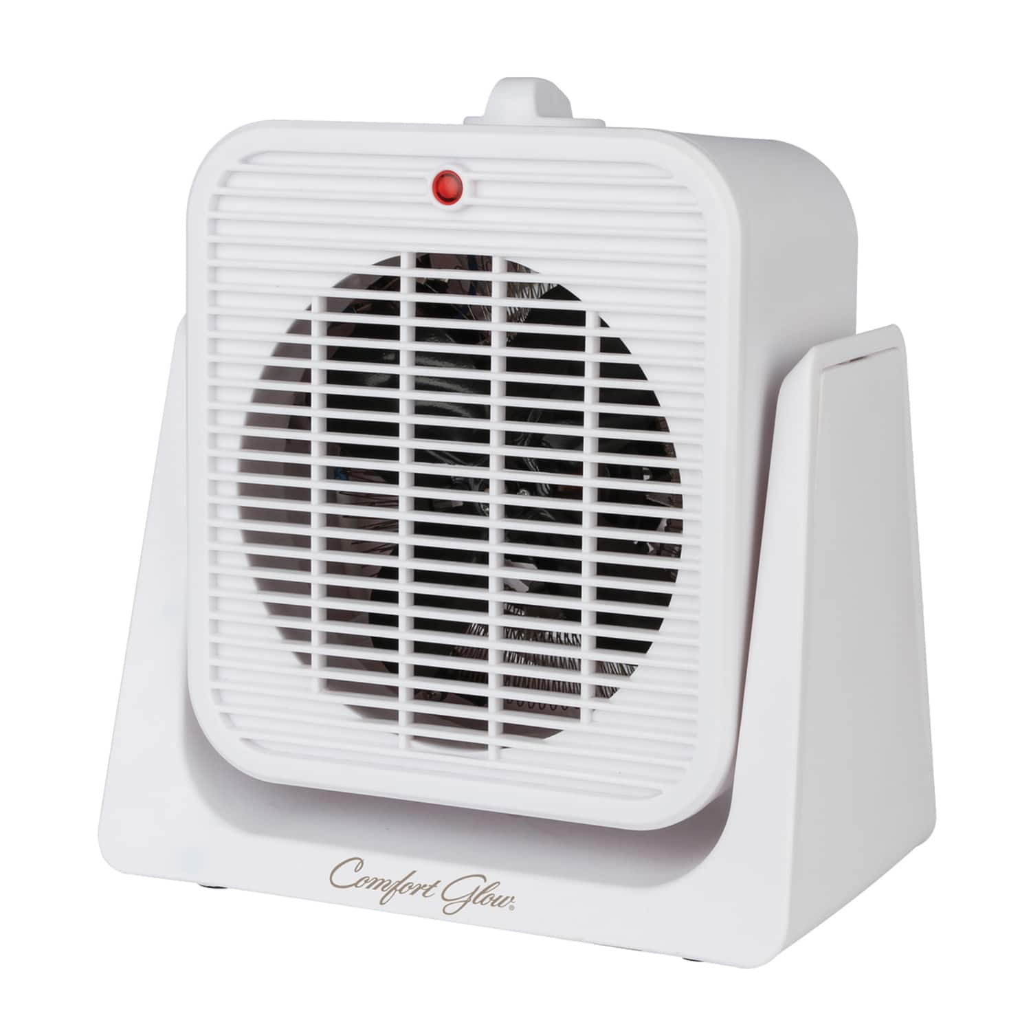 Comfort Glow - EFH1527 1500-Watt Max Portable Electric Fan Heater with Tilting Base - White