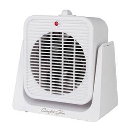 Comfort Glow - EFH1527 1500-Watt Max Portable Electric Fan Heater with Tilting Base - White