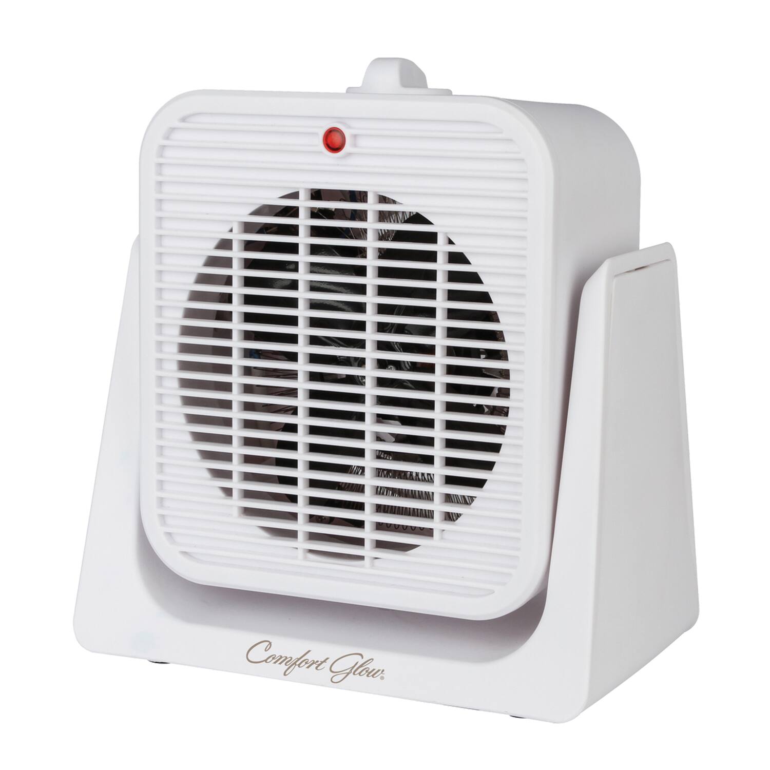 Comfort Glow - EFH1527 1500-Watt Max Portable Electric Fan Heater with Tilting Base - White