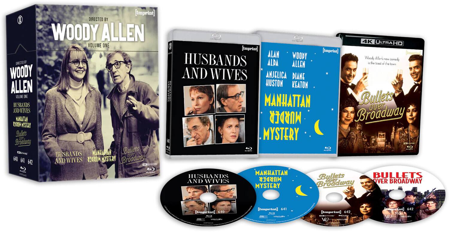 Front. Directed By Woody Allen: Volume One (1992-1994) - All-Region UHD & Blu-Ray Boxset   - 4K Blu-Ray.