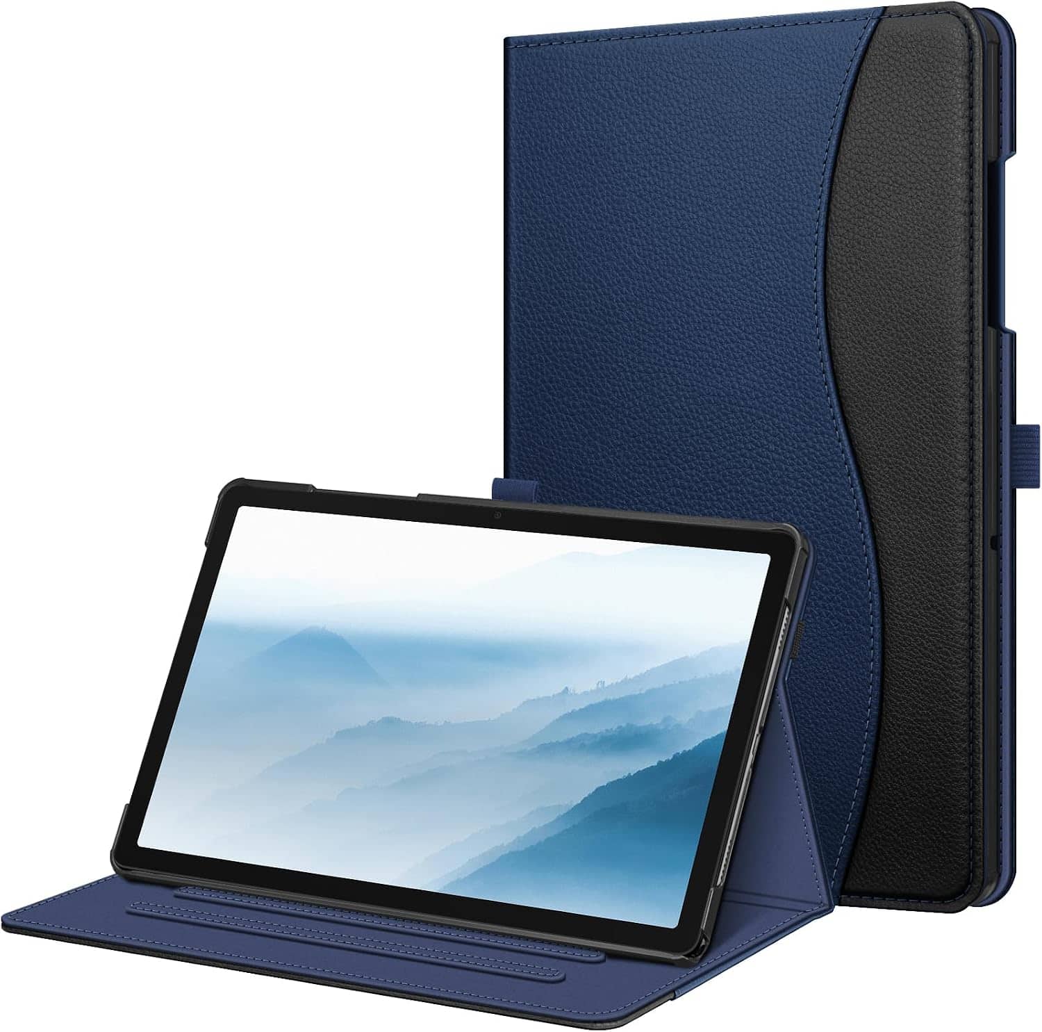 Fintie - Multi-Angle Viewing Case for Samsung Galaxy Tab A11+ / Tab A9+ 11 Inch, With Front Card Pocket, Vegan Leather Exterior - Blue price history on PriceWatchPro