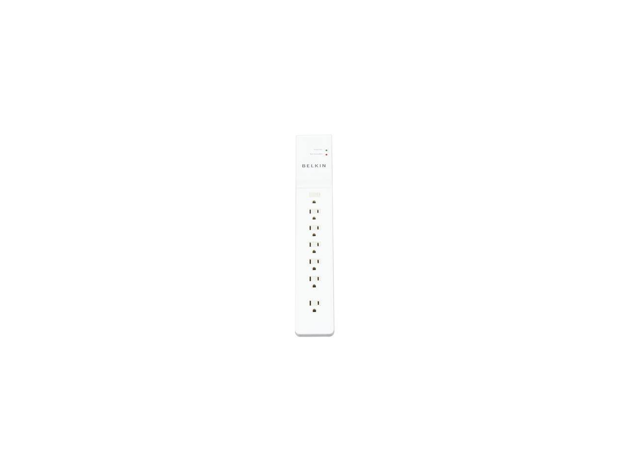 Alt View 1. Belkin - BELKIN BE107000-07-CM 7.0 Feet 7 Outlets 2160 Joules Surge Protector - Black.