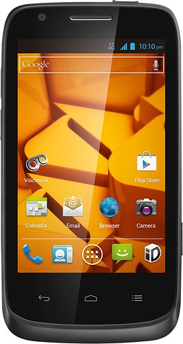  Boost Mobile - ZTE Force 4G LTE No-Contract Cell Phone - Black