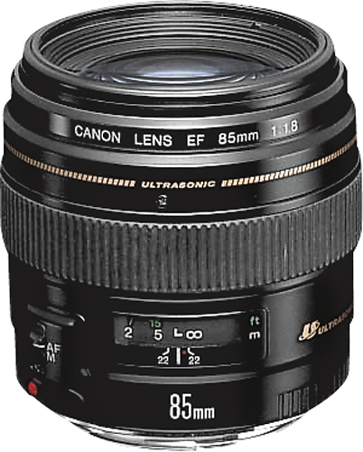 カメラ レンズ(単焦点) Canon EF 85mm f/1.8 USM Medium Telephoto Lens Black 2519A003 