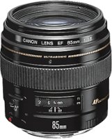 Canon - EF 85mm f/1.8 USM Medium Telephoto Lens - Black - Front_Zoom