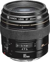 Canon - EF 85mm f/1.8 USM Medium Telephoto Lens - Black - Front_Standard