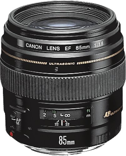 Canon EF 85mm f/1.8 USM Medium Telephoto Lens Black 
