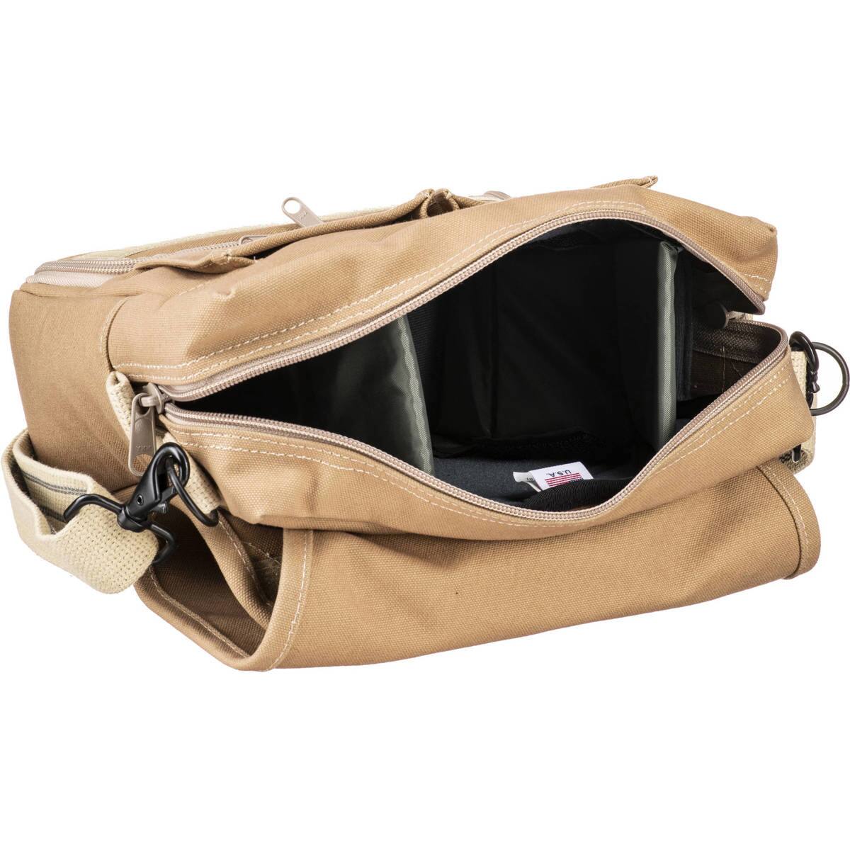 Alt View 4. Domke - Domke F-5XC Large Shoulder / Belt Canvas Camera Bag - Sand.