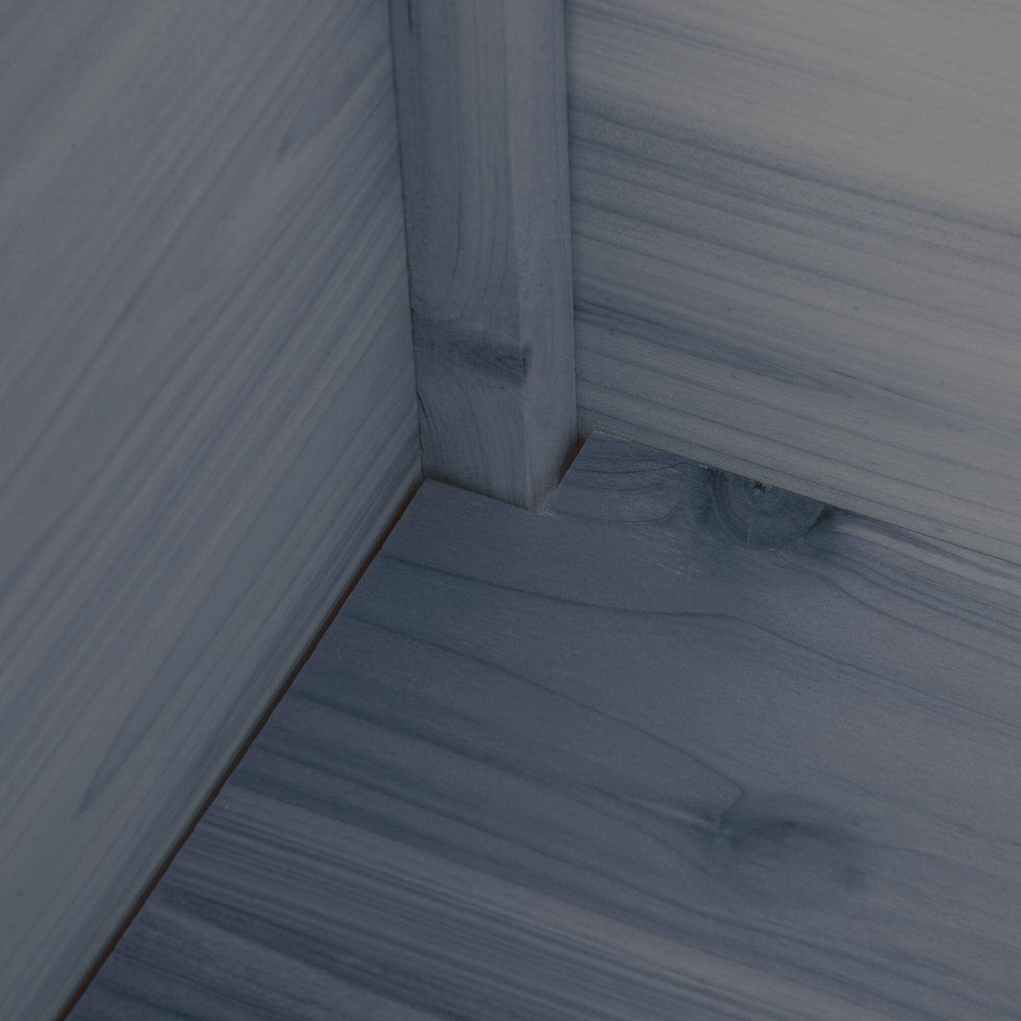 Alt View 8. Outsunny - Garden Bed Set of 3, Elevated Wood Planter Box with Legs and Bed Liner for Backyard and Patio to Grow Vegetables - Gray.