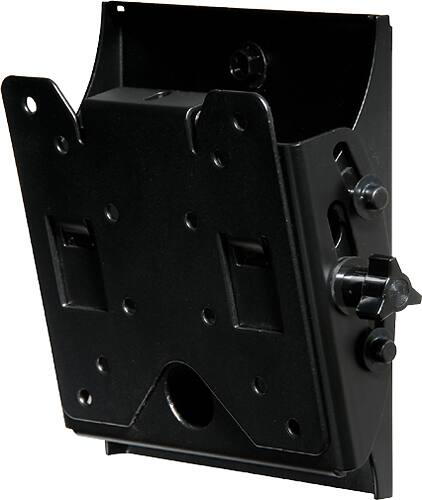 Angle. Peerless-AV - Tilt Display Wall Mount For Most 10" - 29" Flat Panel Displays - Black, Semi-gloss Black.