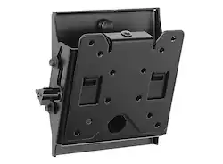 Peerless-AV - Tilt Display Wall Mount For Most 10" - 29" Flat Panel Displays - Black, Semi-gloss Black - Front_Zoom