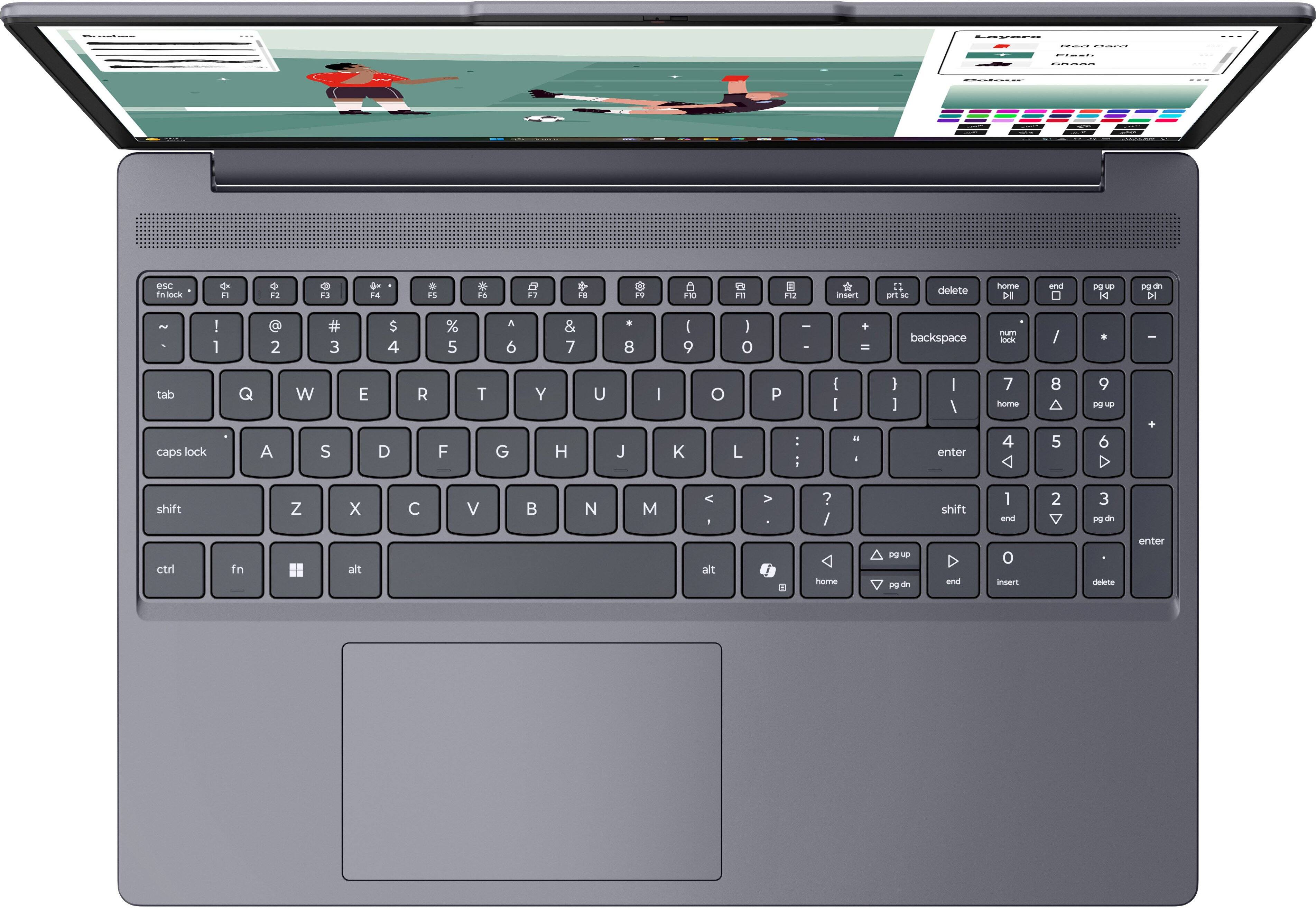 Sure, here is the corrected and grouped text from the image:

```
esc
fn lock
F1
F2
F3
F4
F5
F6
F7
F8
F9
F10
F11
F12
insert
prt sc
delete
home
end
pg up
pg dn
backspace
num lock
tab
Q
W
E
R
T
Y
U
I
O
P
{ }
|
\
caps lock
A
S
D
F
G
H
J
K
L
:
"
enter
shift
Z
X
C
V
B
N
M
,
.
/
shift
1
2
3
4
5
6
7
8
9
0
enter
ctrl
fn
alt
alt
home
pg up
pg dn
insert
delete
```