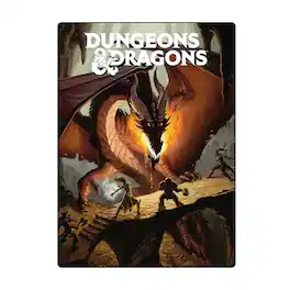 Just Funky - Dungeons & Dragons 45 x 60 Inch Fleece Throw Blanket - Brown