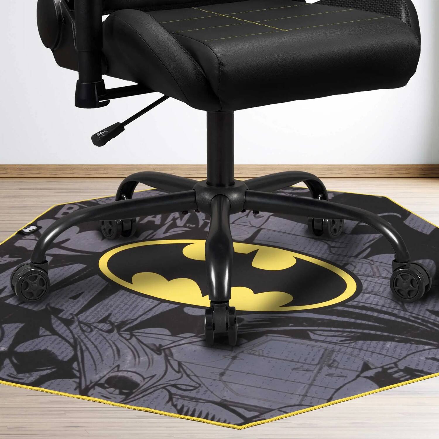 Left. Subsonic - Gamer Floor Mat Batman Series - Black.