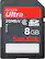 Front Standard. SanDisk - Ultra 8GB Secure Digital High Capacity (SDHC) Memory Card.