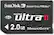 Front Standard. SanDisk - Ultra II 2GB Memory Stick PRO Duo Memory Card.