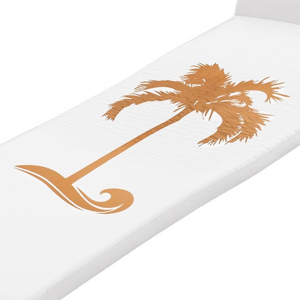 Alt View 7. TRC Recreation - Recreation Sunsation 70" Foam Lounger Pool Float, Bronze Palm White (2 Pack) - White.
