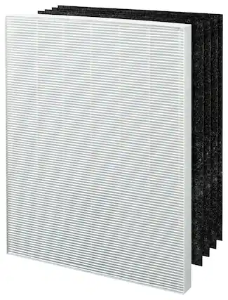 Front. WINIX - Replacement Filter Set for Winix P450 and U450 Air Cleaners - Black/White.