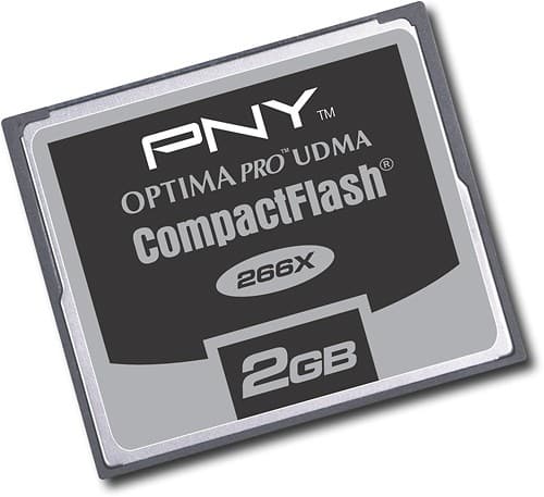 Front Standard. PNY - Optima Pro UDMA 2GB High-Speed CompactFlash Memory Card.