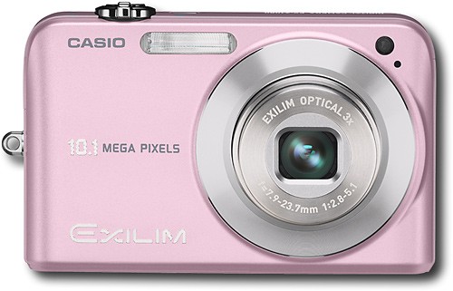 Best Buy: Casio EXILIM 10.1MP Digital Camera Pink EX-Z1080PK