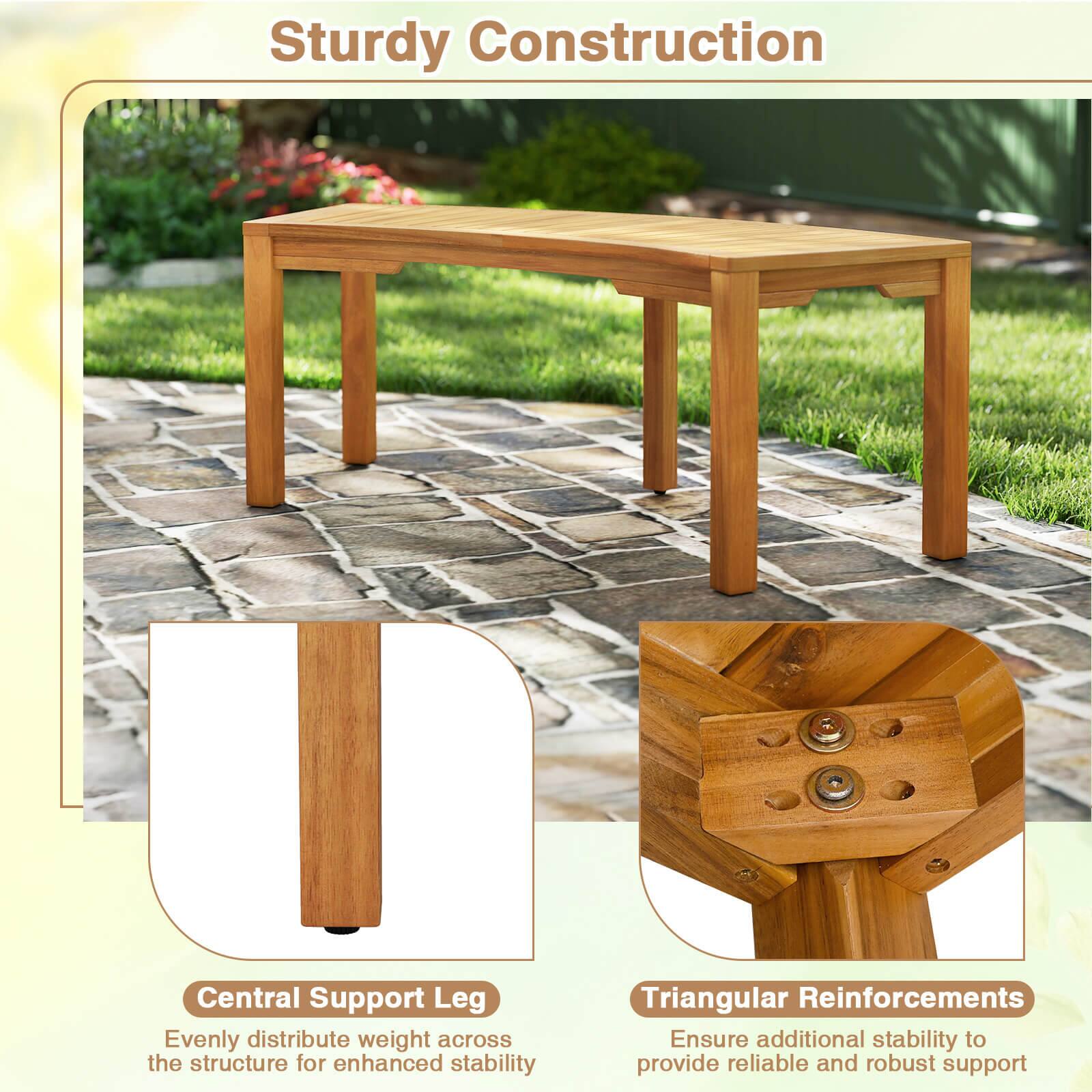 Sturdy Construction

Central Support Leg
Evenly distribute weight across the structure for enhanced stability

Triangular Reinforcements
Ensure additional stability to provide reliable and robust support