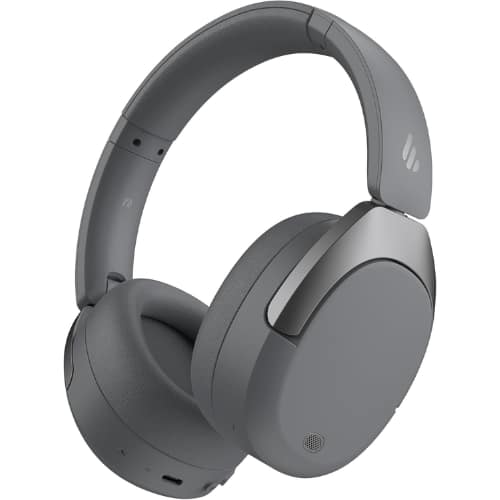 Edifier - W830NB Wireless Over-Ear Headphones with -45dB ANC, 94H Playtime, LDAC Hi-Res Audio, Spatial Sound, Gray