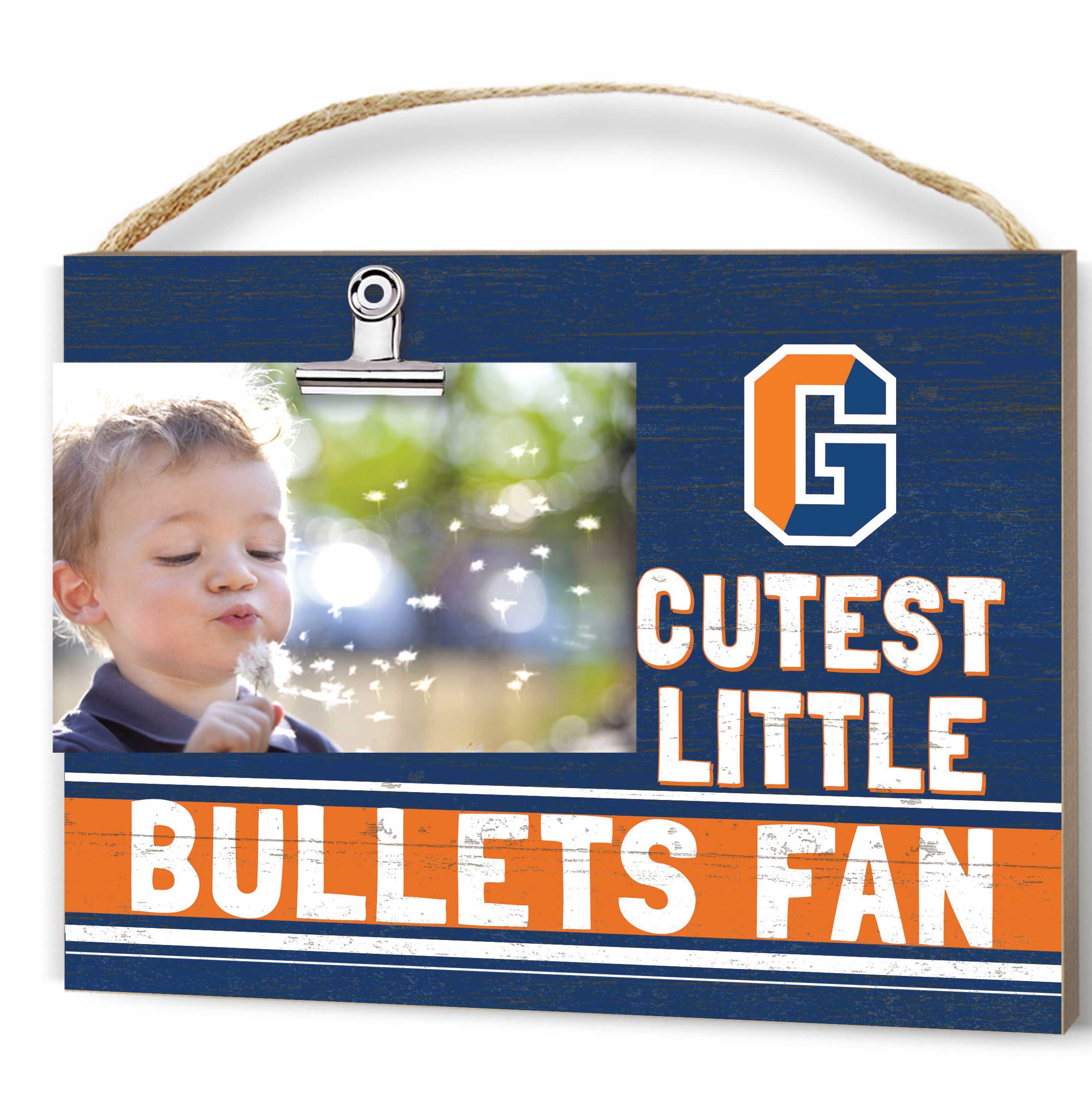 Blue Gettysburg Bullets 8'' x 10'' Cutest Little Team Logo Clip Photo Frame