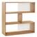 Alt View 17. Costway - 3-Shelf Concave Bookshelf Room Organizer with Anti-Toppling Device Freestanding - Natural.