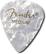 Front Standard. Fender® - Medium Guitar Picks (12-Pack) - White Moto.