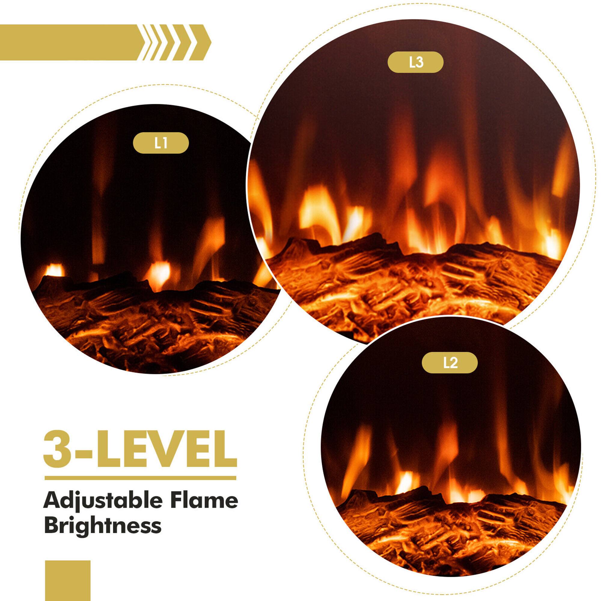 3-LEVEL Adjustable Flame Brightness
L1
L2
L3