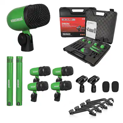EJCORE 5 CORE DRUM KIT Microphone
- 7 Lavalier Microphones
- Instrument Microphones
- 4 XLR Cables
- 10800006 ECON XCONE SOOR
- EJCORE
