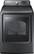 Front. Samsung - 7.4 Cu. Ft. 11-Cycle Steam Gas Dryer - Platinum.