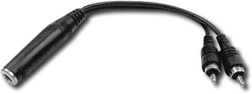 Front Standard. Hosa Technology - 1/4" TSF-to-Dual RCA Cable.