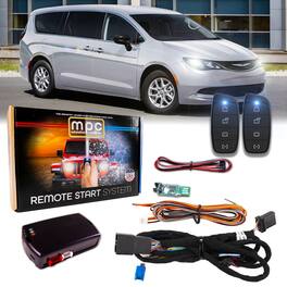 MPC - 4 Button 2 Way Remote Start For 2020-2022 Chrysler Voyager - Black