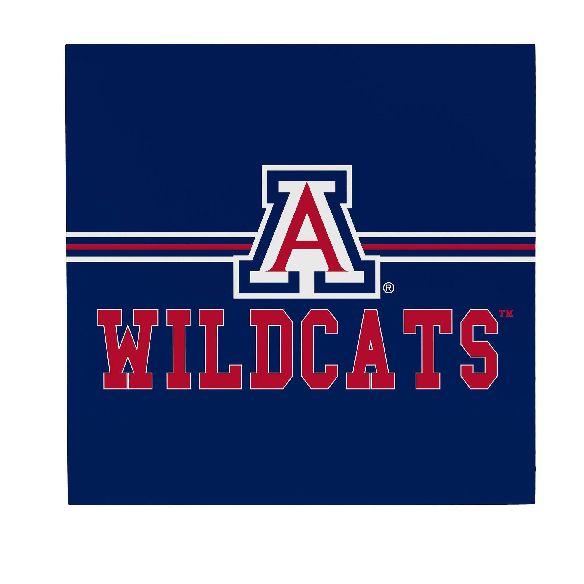 Arizona Wildcats 12" x 12" Wood Wall Sign
