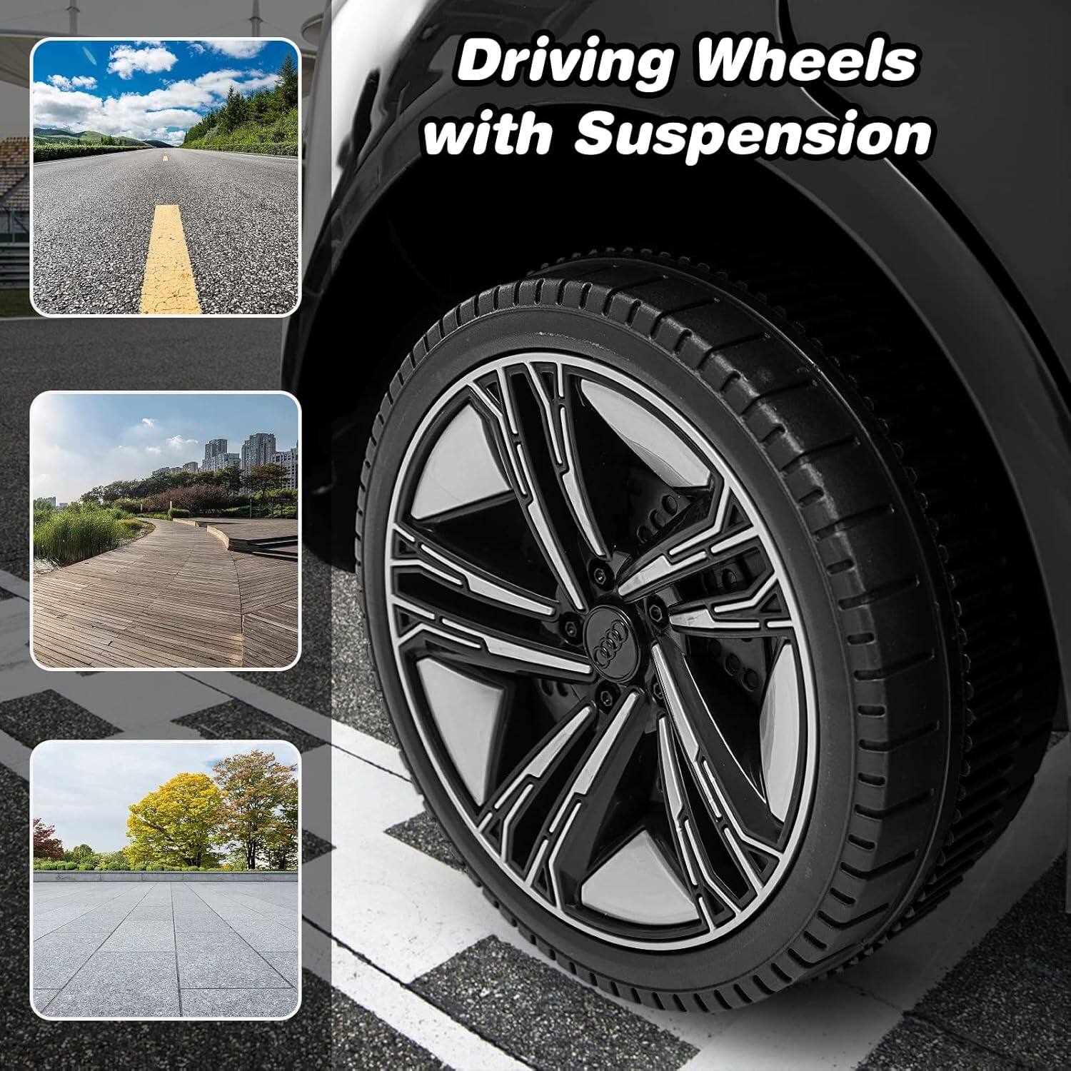 Driving Wheels with Suspension