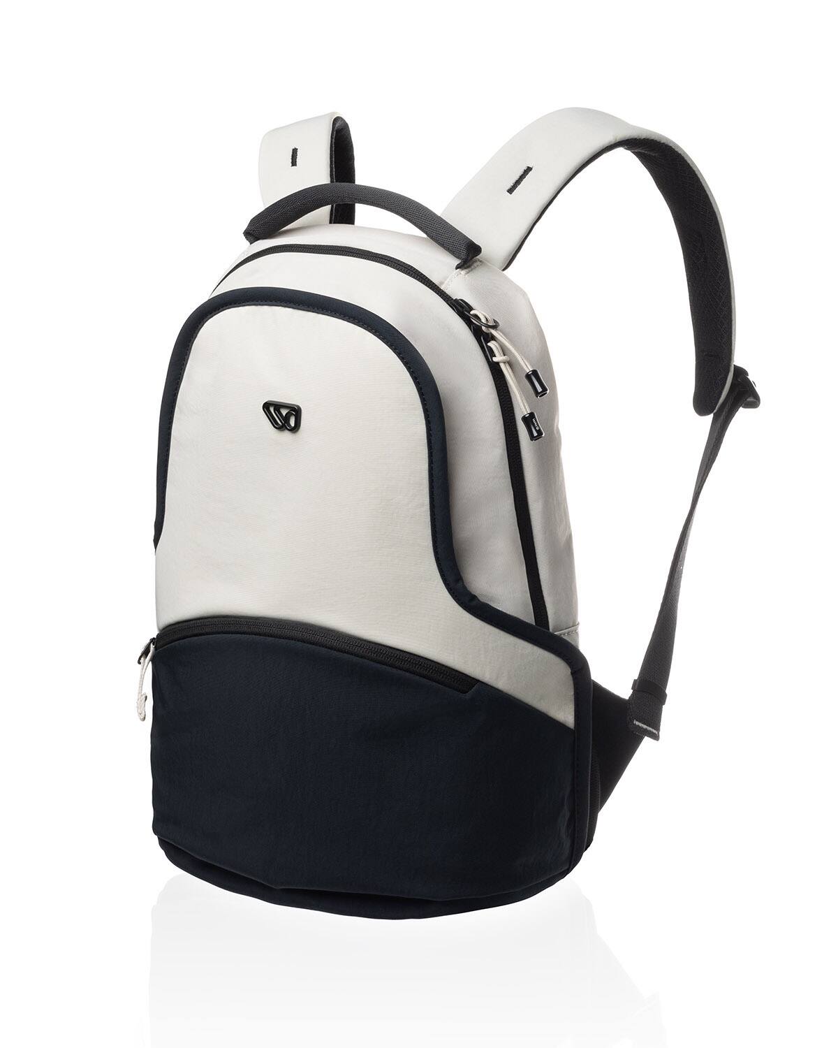 Angle. WAYB - WAYB Mini Kids Backpack - White.