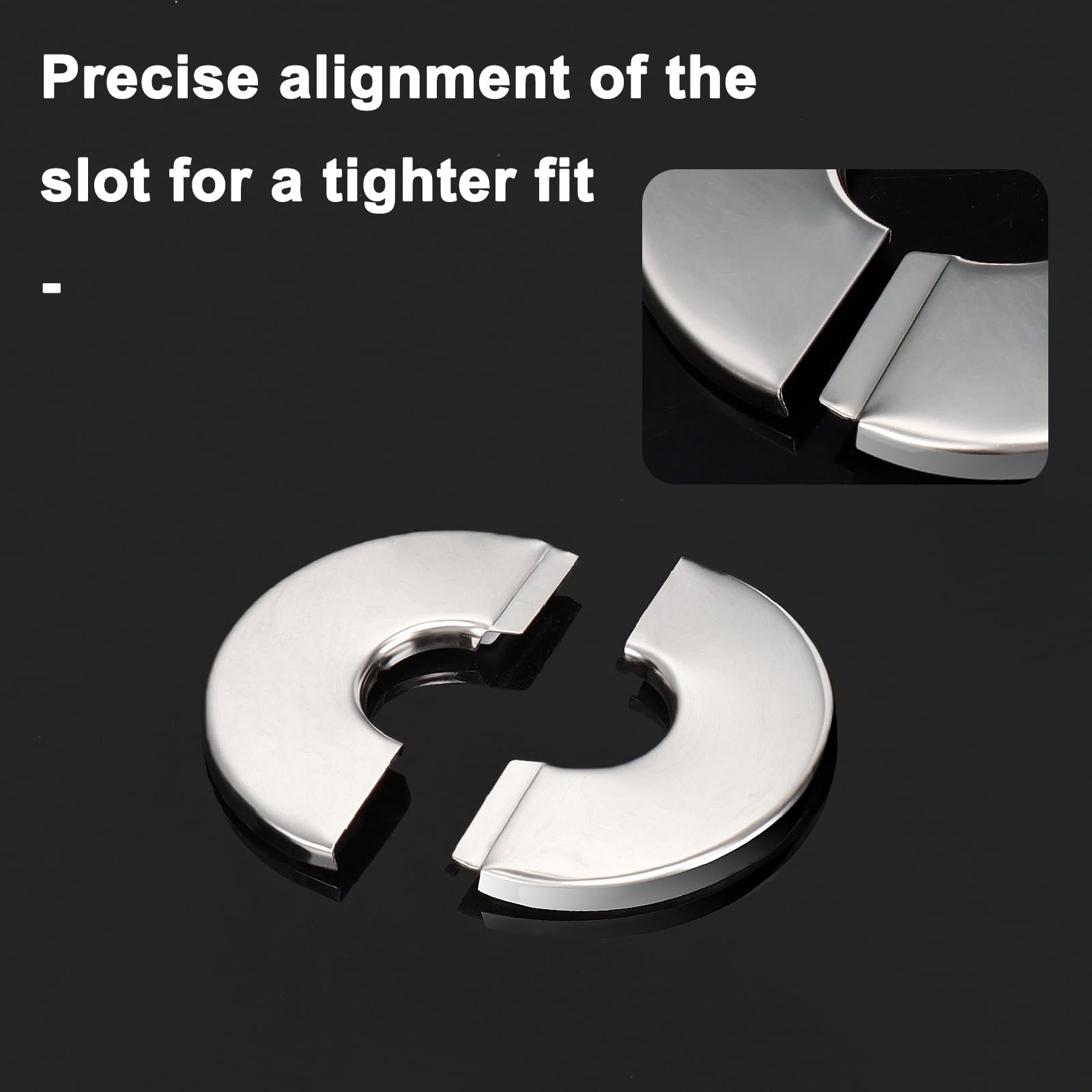 Precise alignment of the slot for a tighter fit
